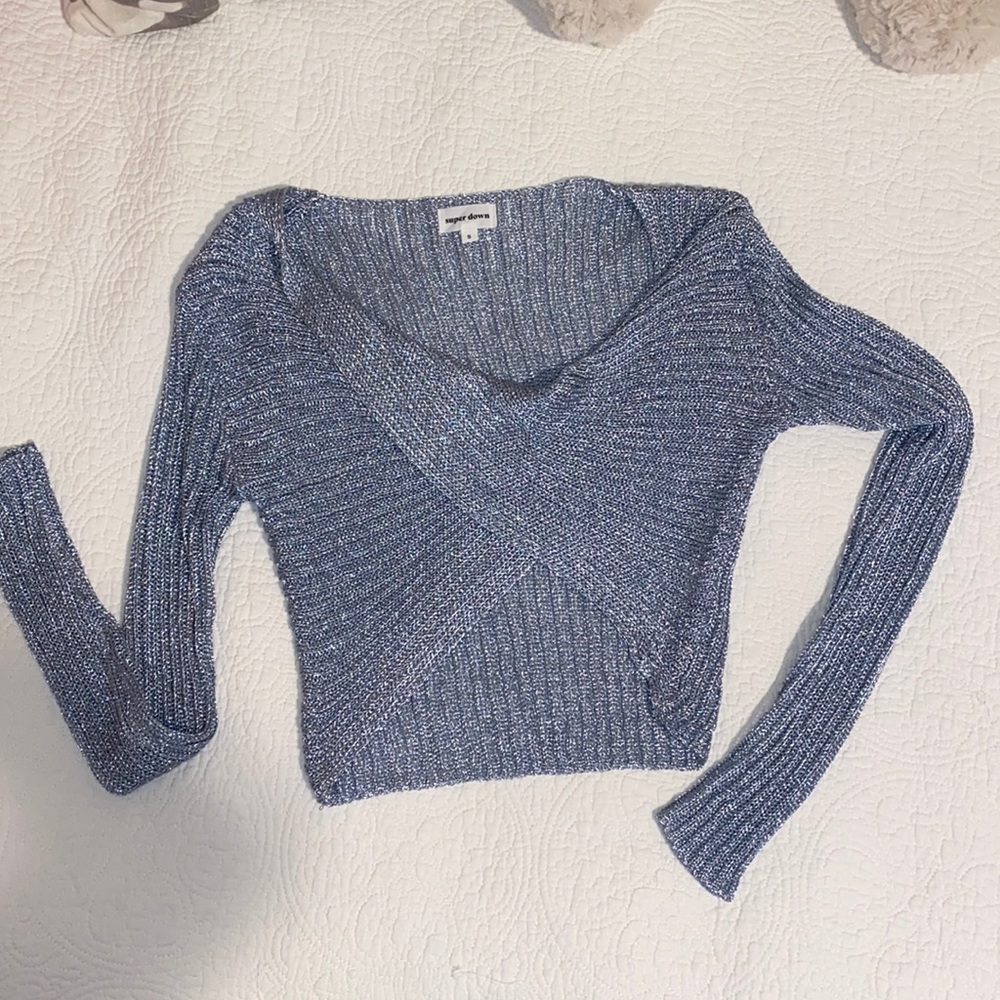 Superdown silver sweater